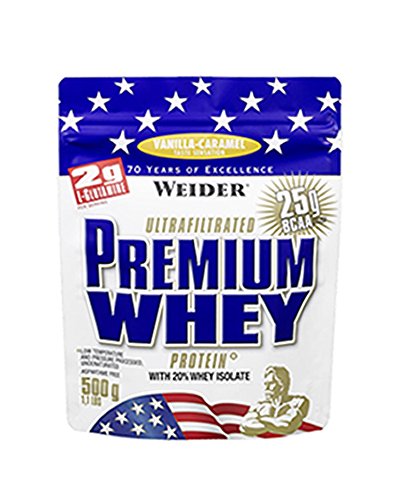 Weider, Premium Whey Protein, Schoko-Nougat, 1er Pack (1x 500g)