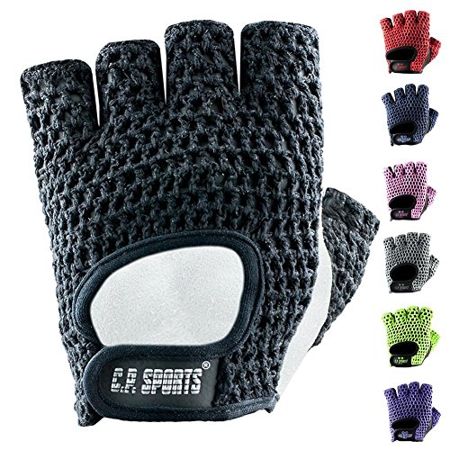 C.P. Sports Trainings Fitness Handschuh Klassik Trainingshandschuhe Schwarz/Weiß M