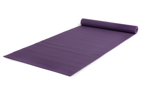 Yogistar Yogamatte Basic XXL – rutschfest und sehr gross – Aubergine