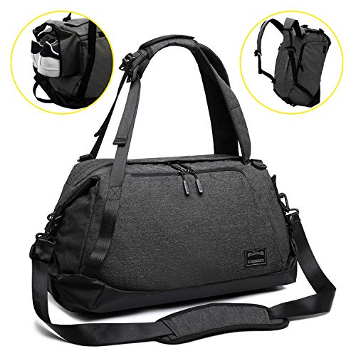 ITSHINY Sporttasche für männer Frauen, Umhängetasche für das Fitnessstudio, Reiserucksack,Gym Bag 3 in 1 Design mit Schuhfach, Gym Tasche wasserdicht und leicht