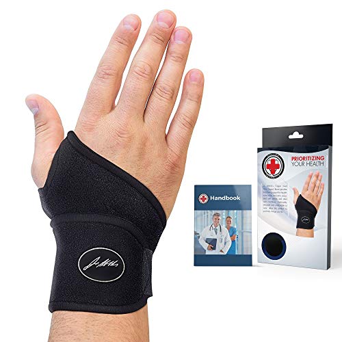 Professionell entwickelte Premium-Handgelenkbandage/Handgelenkstütze mit Kupferfasern (Single)