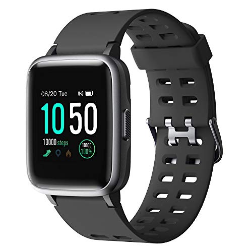 YAMAY Smartwatch,Fitness Armband Uhr Voller Touch Screen Fitness Uhr IP68 Wasserdicht Fitness Tracker Sportuhr mit Schrittzähler Pulsuhren Stoppuhr für Damen Herren Smart Watch für iOS Android Handy