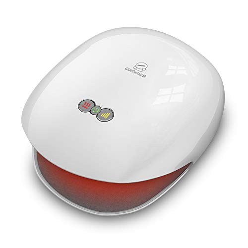 Comfier Wireless Handmassagegerät mit Hitze -3 Stufen Luftkompression und Heizung, wiederaufladbares Massagegerät Karpaltunnel, ideale Geschenke für für Frauen Männer Mama